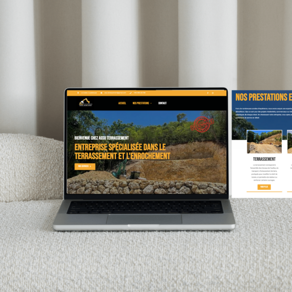 Site internet - Assu terrassement