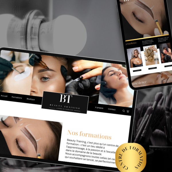 Site internet - BEAUTY TRAINING