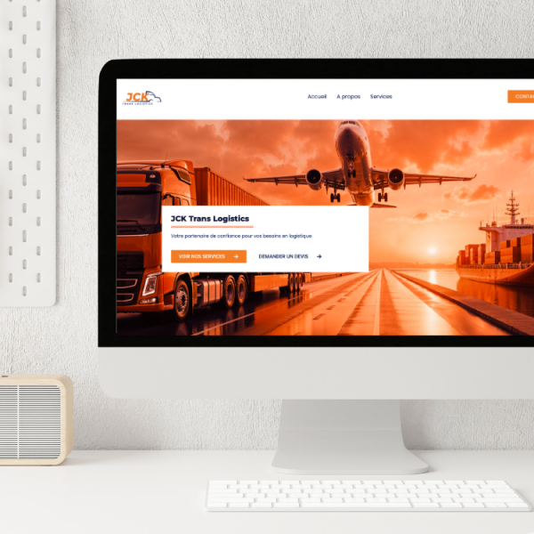 Site internet - JCK Trans Logistics